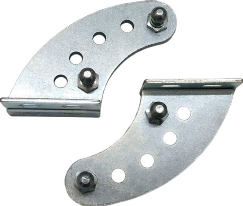 metal bracket slip adjustment curve|curved gas brackets.